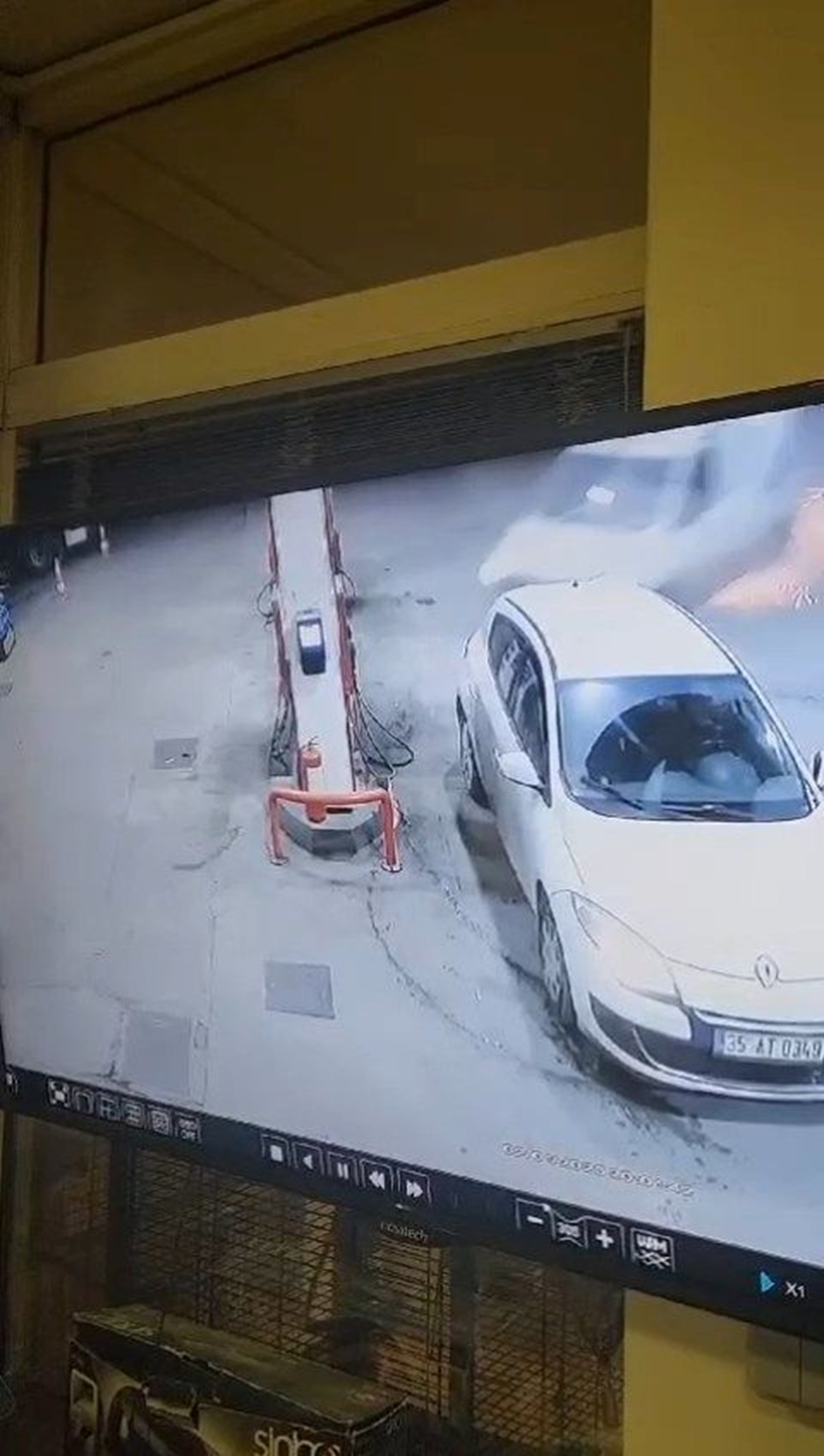 Akaryakıt istasyonundaki facia önlendi: 2 yaralı
