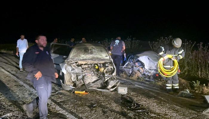 Tekirdağ'da korkunç kaza!  Oğlunun kullandığı otomobili sollamak istedi: 3 ölü, 5 yaralı