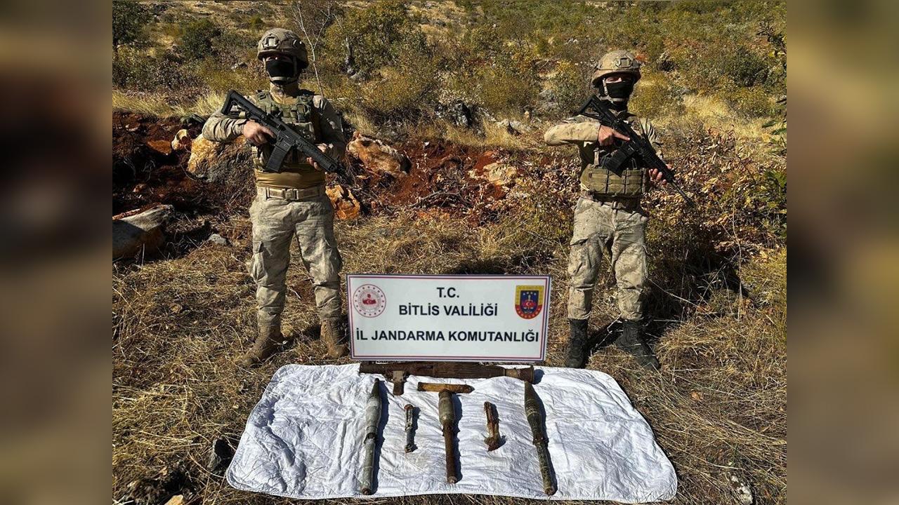 Bitlis'teki terör operasyonunda mühimmat ele geçirildi