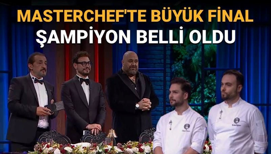 MasterChef şampiyonu kim oldu? Kupanın kazananı canlı yayında açıklandı - Son Dakika Dergi Haberleri
