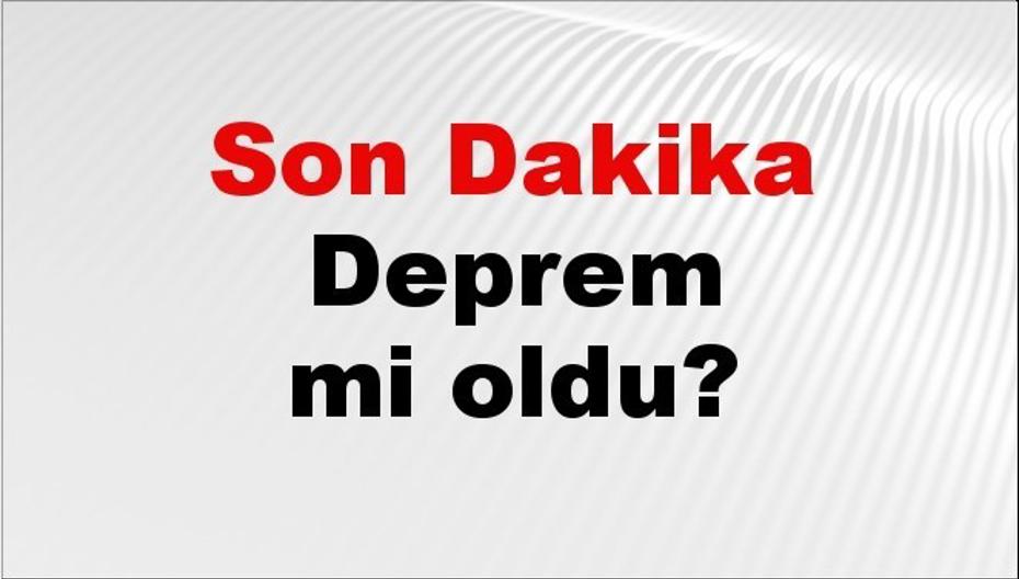 03 Temmuz 2026 Güncel Deprem Gelişmeleri ve Detayları