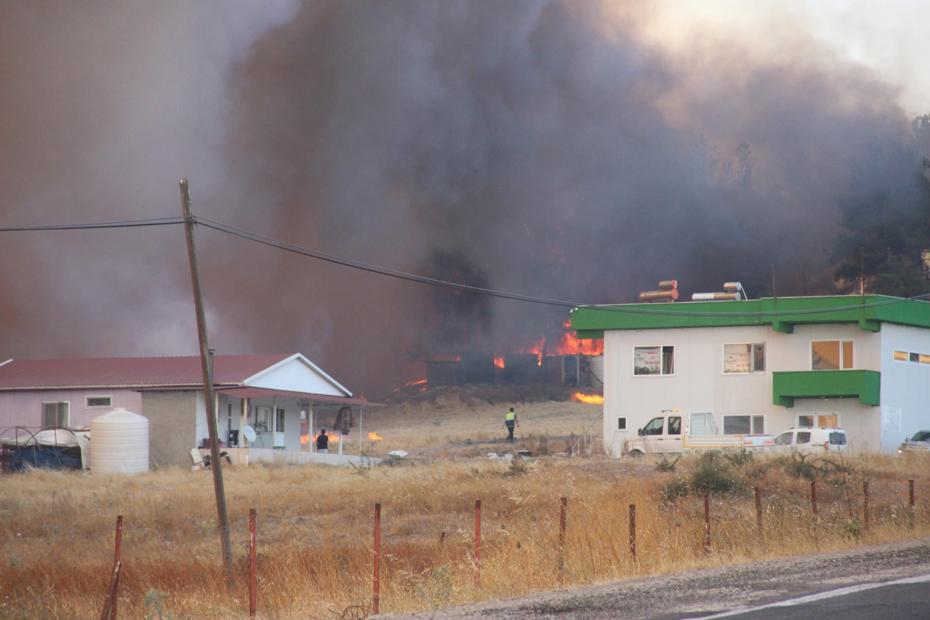 Çanakkale'deki orman yangını kontrol altında