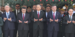 15 Temmuz'da Şehitler Mezarlığında anma törenine: Yılmaz ve Yerlikaya da katıldı
